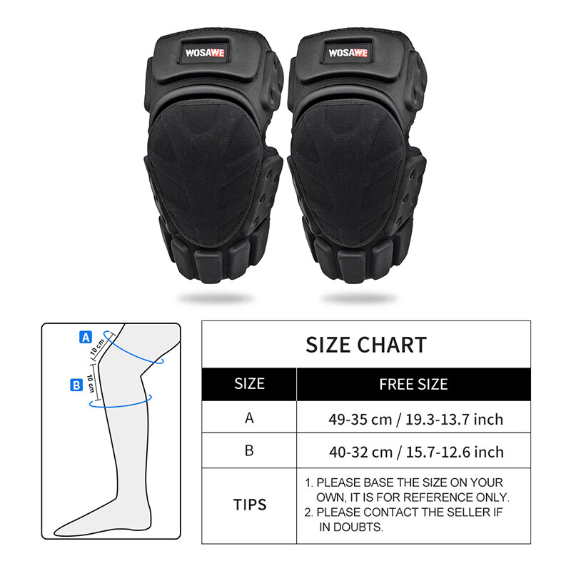 WOSAWE Motocross Dirt Bike Knee Support Brace Knee Guards MTB BMX Knee Pads Gear