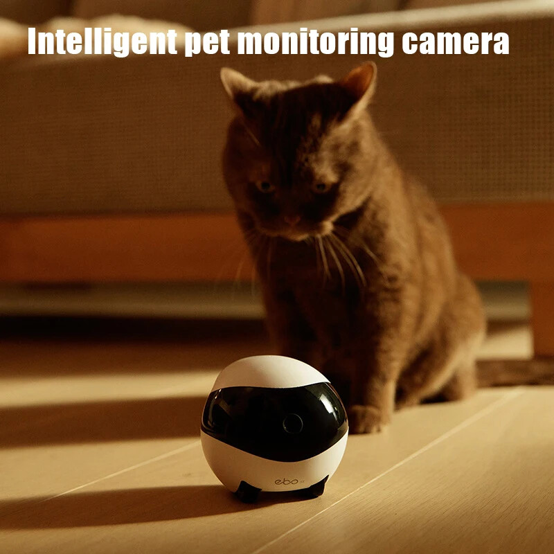 Robot Intelligent Pet Monitoring Camera Home Companion Toy Cat Playing Toy