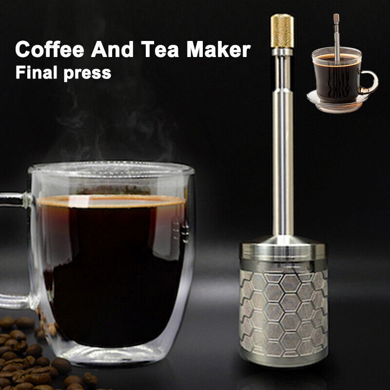 Stainless Steel FinalPress Coffee infuser Portable Travel Coffee Filter Brewer