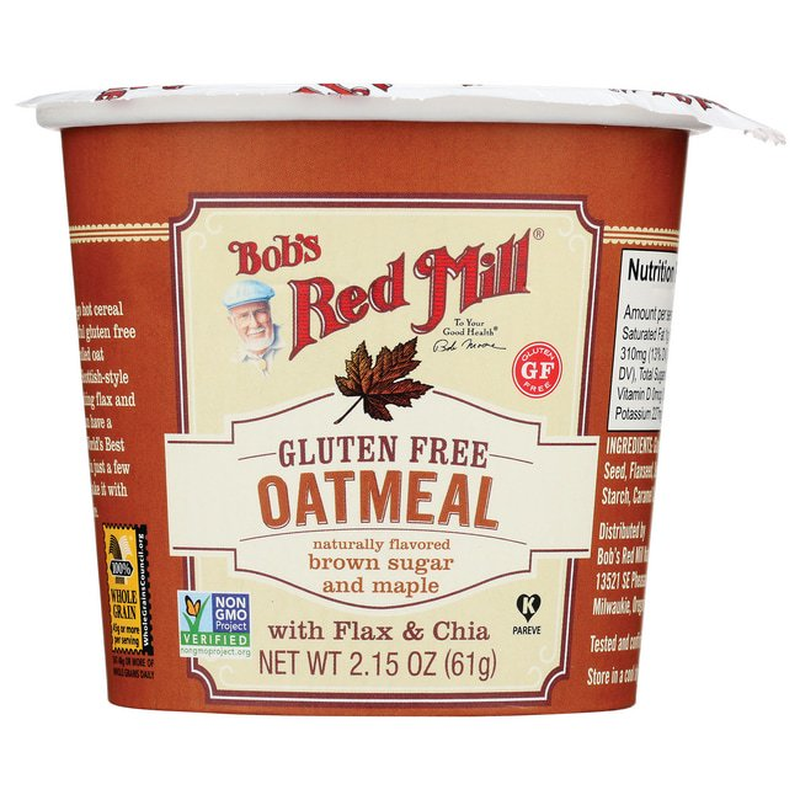 Oatmeal Cup Brown Sugar & Maple 2.15 Oz Naturally Flavored B