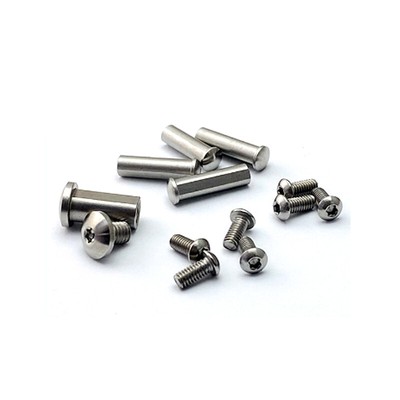 1Set Stainless Steel Handle Screws for Cold Steel 4'' 26SP Ti-Lite Folding Knife