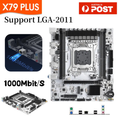 SZMZ Motherboard Set X79 PLUS Support DDR3 Memory CPU 16GB PC LGA2011 Desktop AU