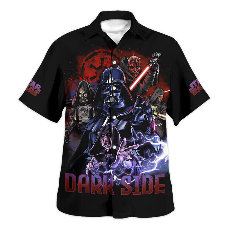 Never Underestimate The Power Of Dark Side Star Wars Father's 3D HAWAII SHIRT