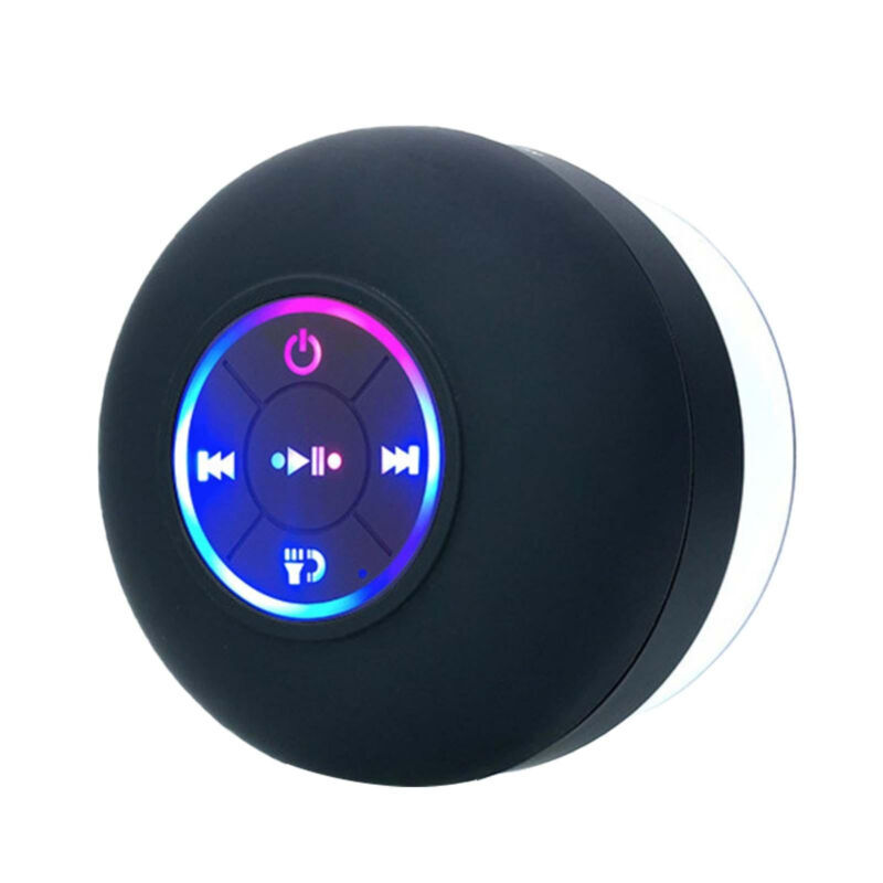 Wireless Shower Speaker Waterproof 5.0 Bluetooth Speaker with Suction
