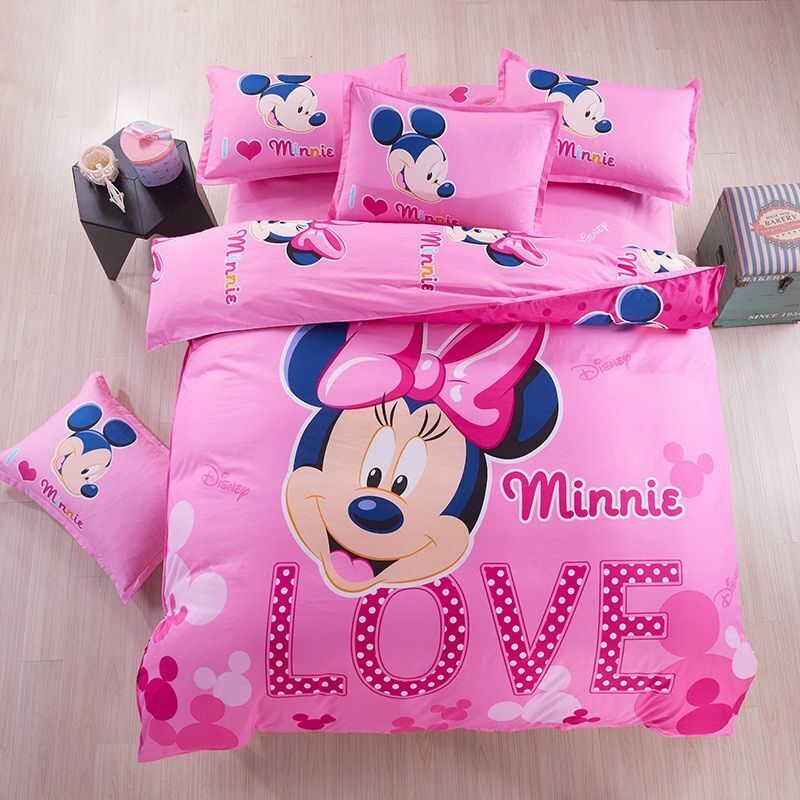 Mickey Mouse Bedding Sets for Kids Girl Room Twin King Winni