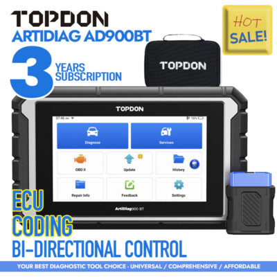 2025 TOPDON AD900BT ArtiDiag PRO Scanner Full System Diagnostic Tool ECU Coding