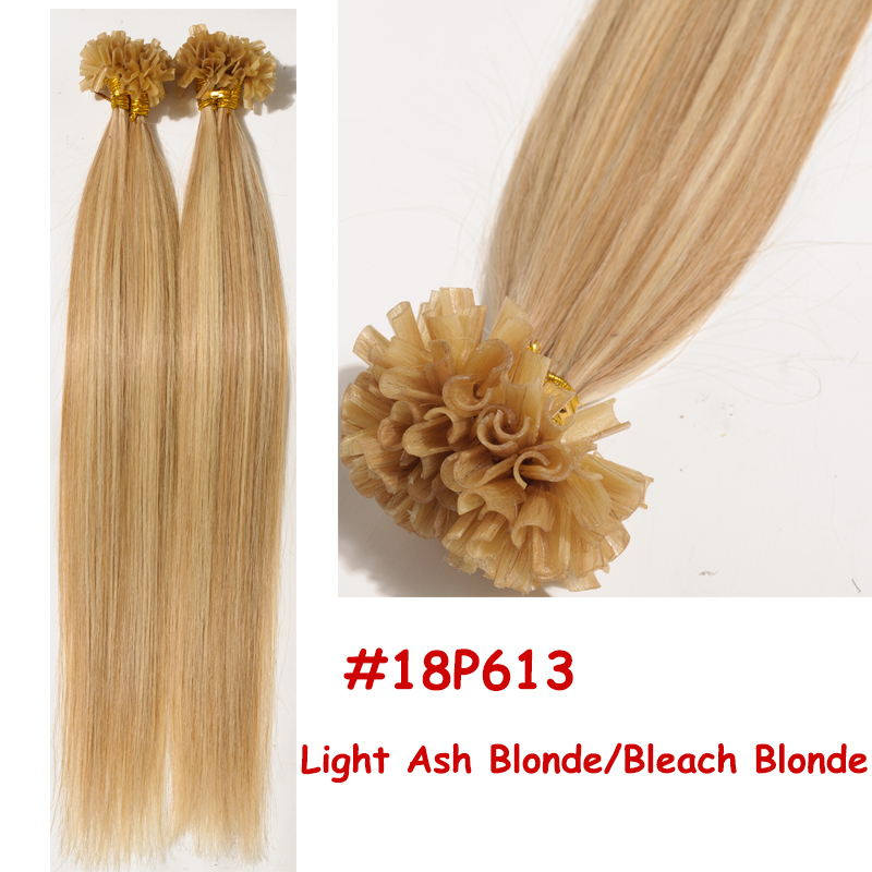 200s Uk Remy Pre Bonded Keratin Glue Nail U Tip Hair Extensions