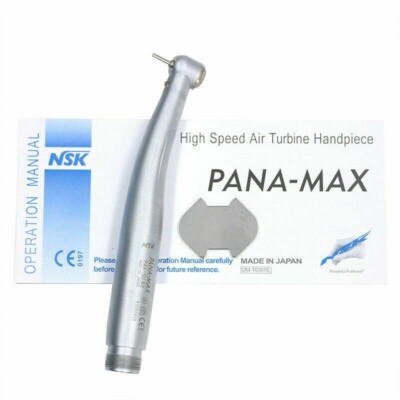 Dental Led E-Generator Push Button High Speed Handpiece 2Holes for Nsk US Stock