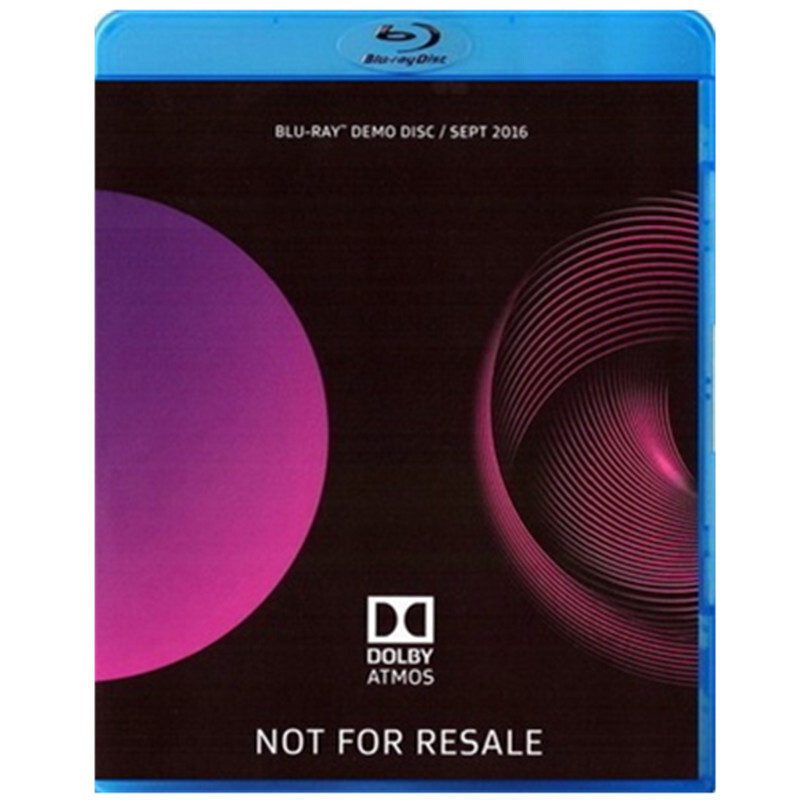 Dolby Atmos Blu-Ray Demo Disc (Sep 2016) :1-Disc All Region 