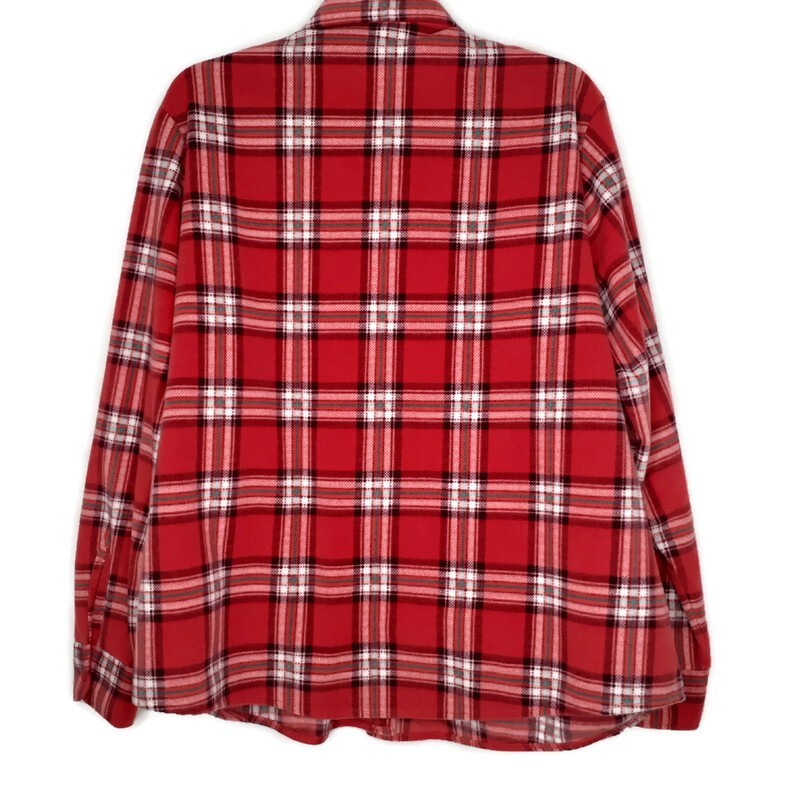 Riders By Lee Womens Fleece Shirt Size XL Long Sleeve
