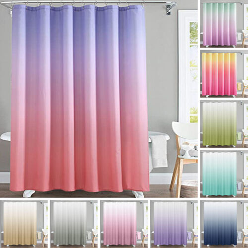 Waterproof Weighted For Bathroom With Hooks
