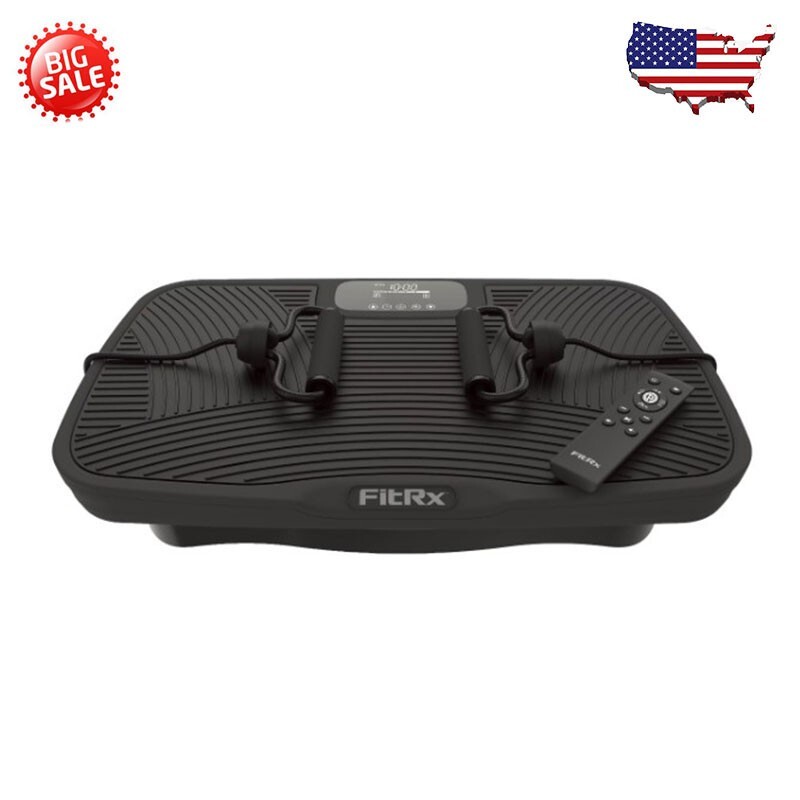 FitRx Body Vibe Vibration Plate, Vibrating Platform with Bluetooth Speaker