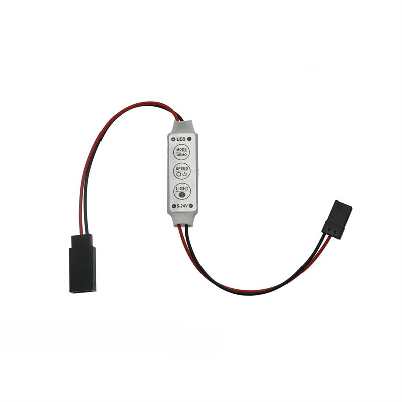 Multi-Mode LED Light Lamp Control Power Single Strobe Switch For RC Crawler Car