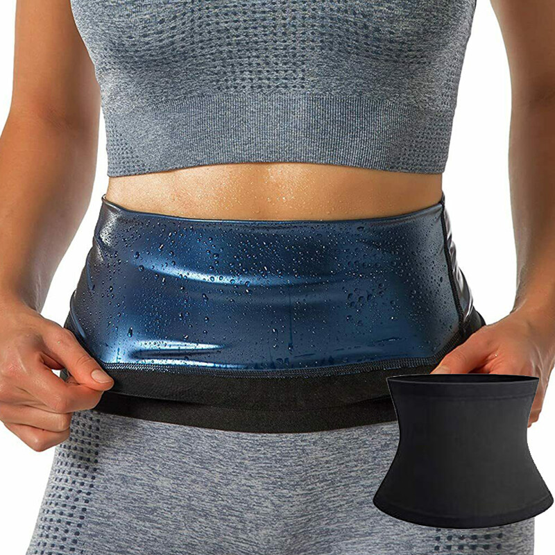 Waist Trimmer for Women Sauna Sweat Belt Heat Trapping Bands Workout Body Shaper