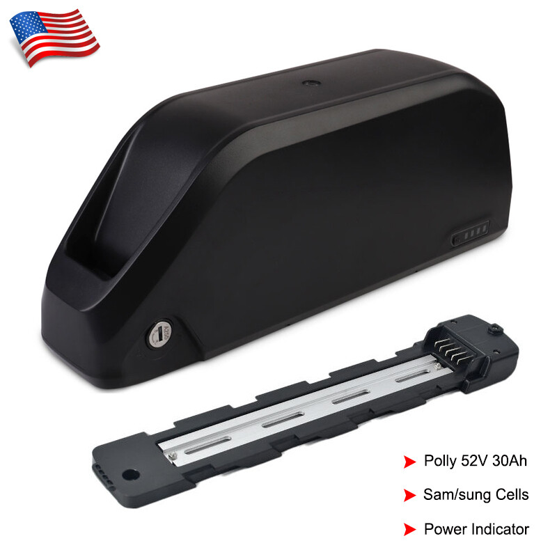 Ebike Replacement Battery 1500W 52V 30AH POLLY DP-9 Mega Shark Down Tube Battery