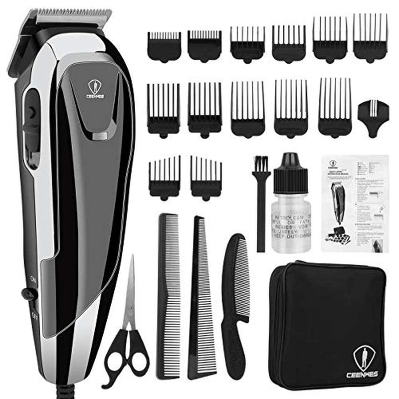 Professional Hair Clippers Trimmer Shaving Machine Beard Cutting Corded Barber