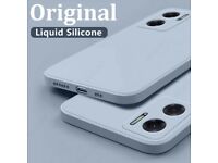 Liquid Silicone Phone Case Xiaomi Poco F3 Smartphone Smoke Blue New * Leeds & Post *