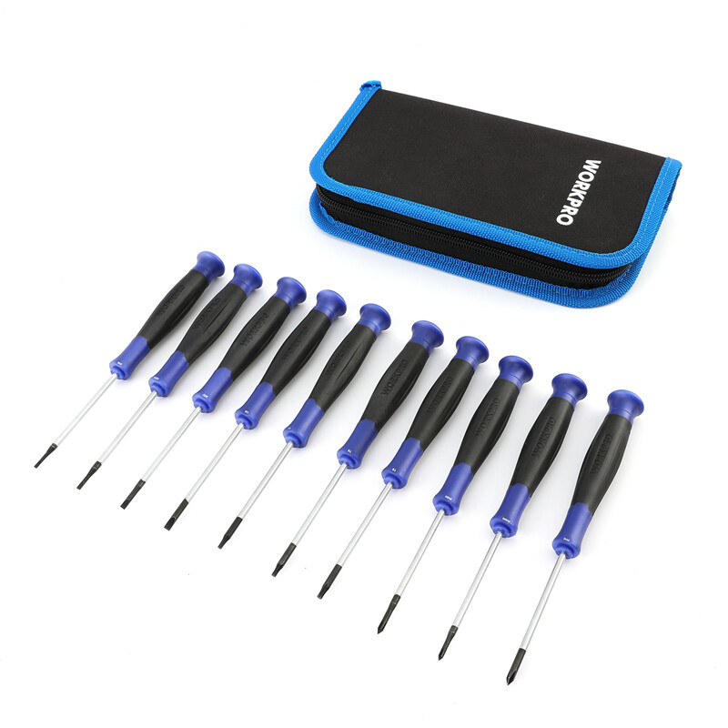 WORKPRO 10Piece Precision Screwdriver Set with Pouch Magnetic Screwdriver Repair