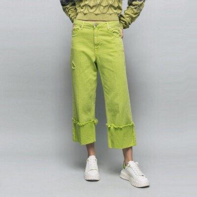 

Джинсы Мальчик Женщина GAELLE Paris Trousers GBDP17166 Green Apple E2023