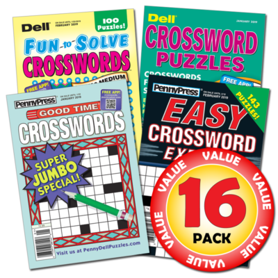 Penny Dell Favorite Crossword 16-pack