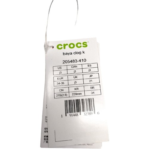 Crocs Baya Clogs Unisex Kids Navy - Brand New SZ(6, 8, 9, 11, 12, 13, 1, 2)