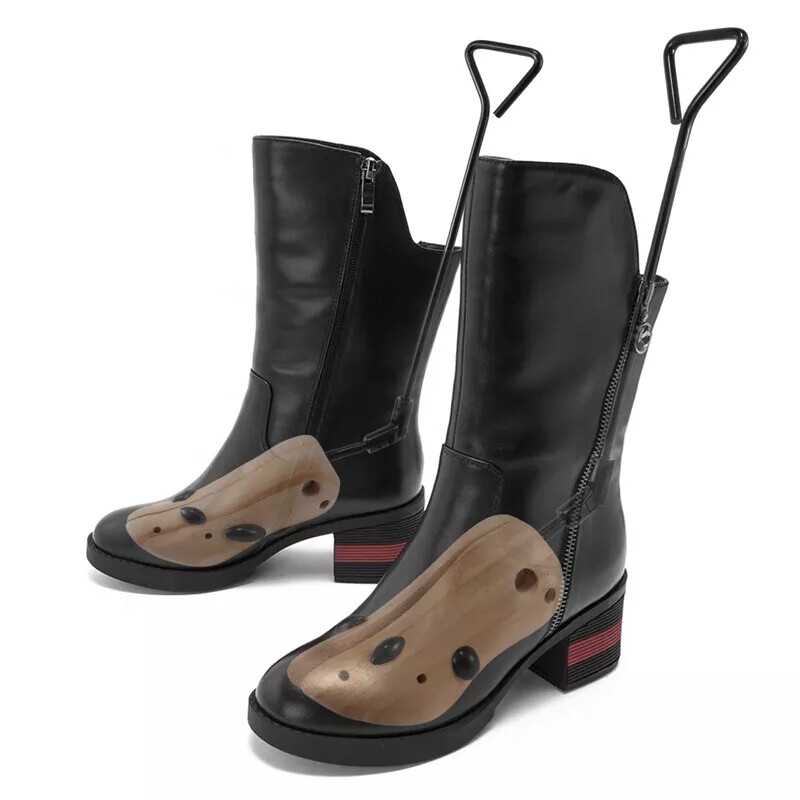 1 Pair Boot Stretcher Wooden Shoe Shaper Western Cowboy Boot Expander for Men