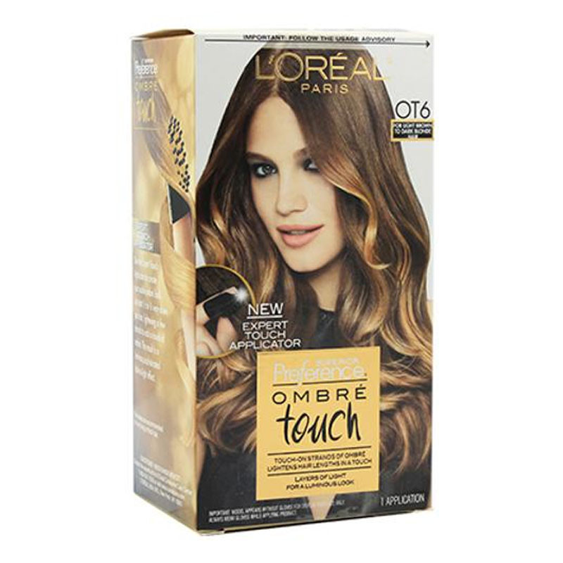 L Oreal Ombre Touch Ot6 For Light Brown To Dark Blonde Hair Colour