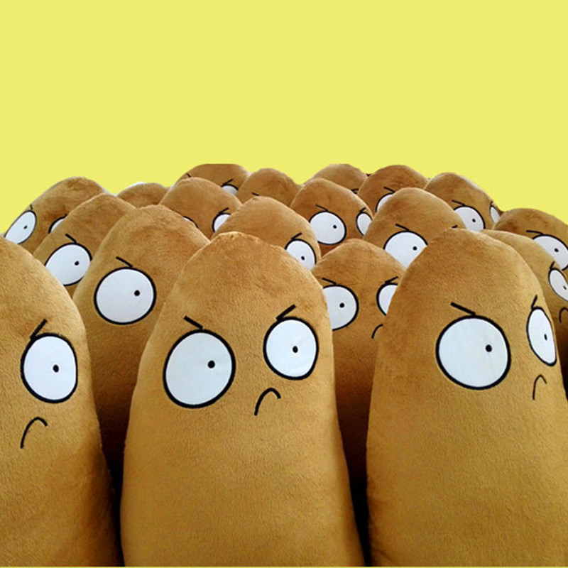 Plush Toys Plants Vs Zombies Potato Pillow Doll Back Cushion Wall Nut Plush Toys Gifts Baby
