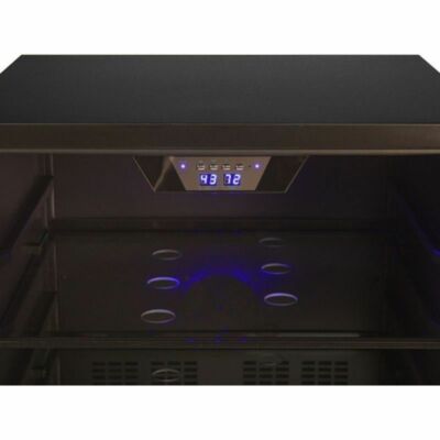 Compact 184 Can Built-In Beverage Center, Stainless Steel Commercial Size Fridge