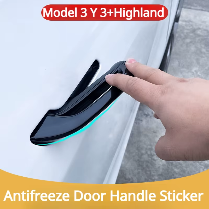 For Tesla Model 3 Y Antifreeze Door Handle Frost-proof Handle Sticker Patch Cove