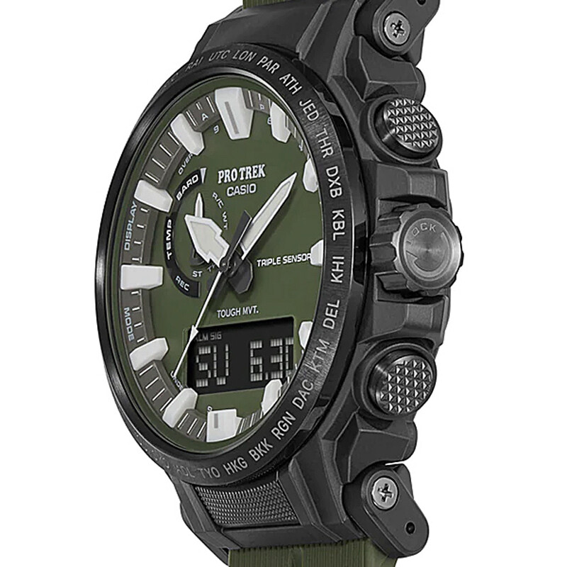 CASIO PRO TREK PRW-61Y-3JF Climber Line Solar Atomic Radio Outdoor Men Watch