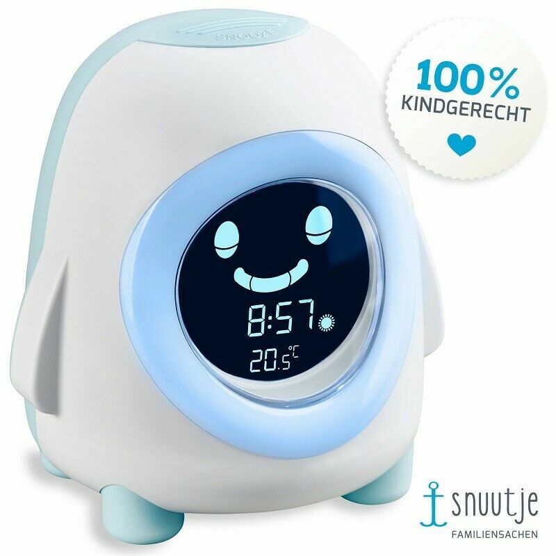 Schlaf Trainer mit Kinderwecker/Spieluhr 5 LED Farben Lichtwechsel Snuutje