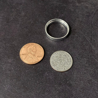 Dime and Penny by Oliver Magic Gimmick Close up Magic Tricks Illusions Props Fun