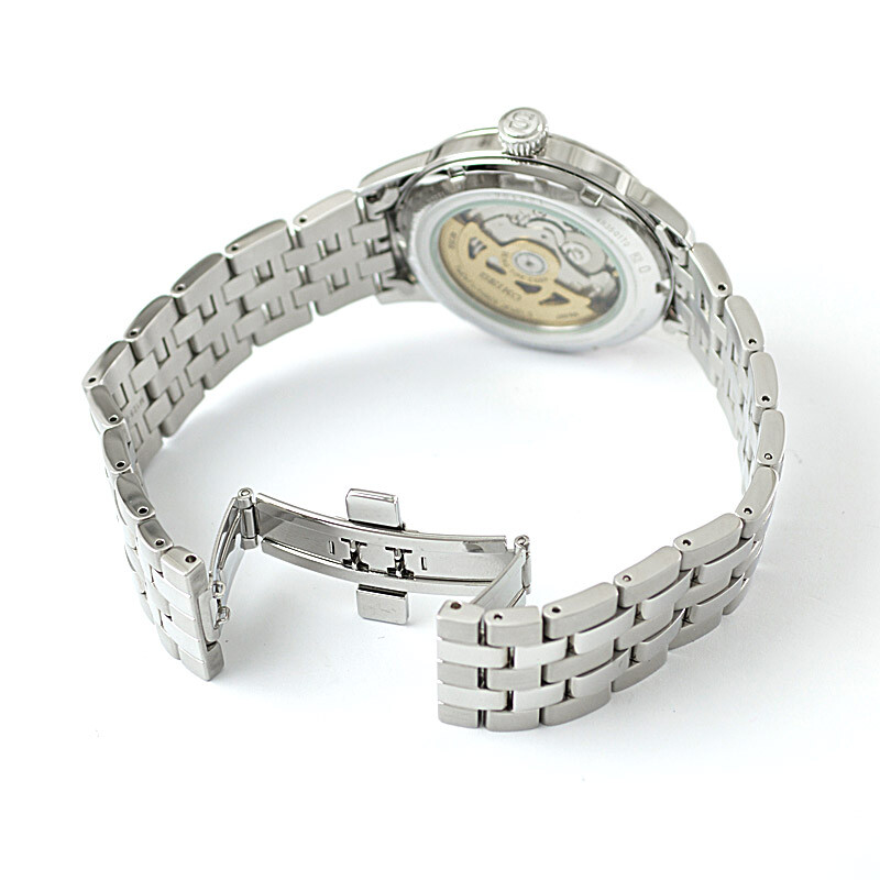 Pre-owned Seiko Presage Sary123 Mechanical Automatic Cocktail Time Watch Navy Dial 40.5mm