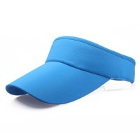 Sun Visor Cap with Peak, adjustable strap - Summer, sports, golf, tennis Cotton