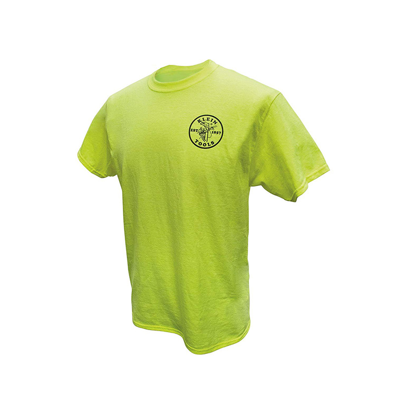 Klein Tools MBA00040-3 X-Large Green HiViz Safety T-Shirt