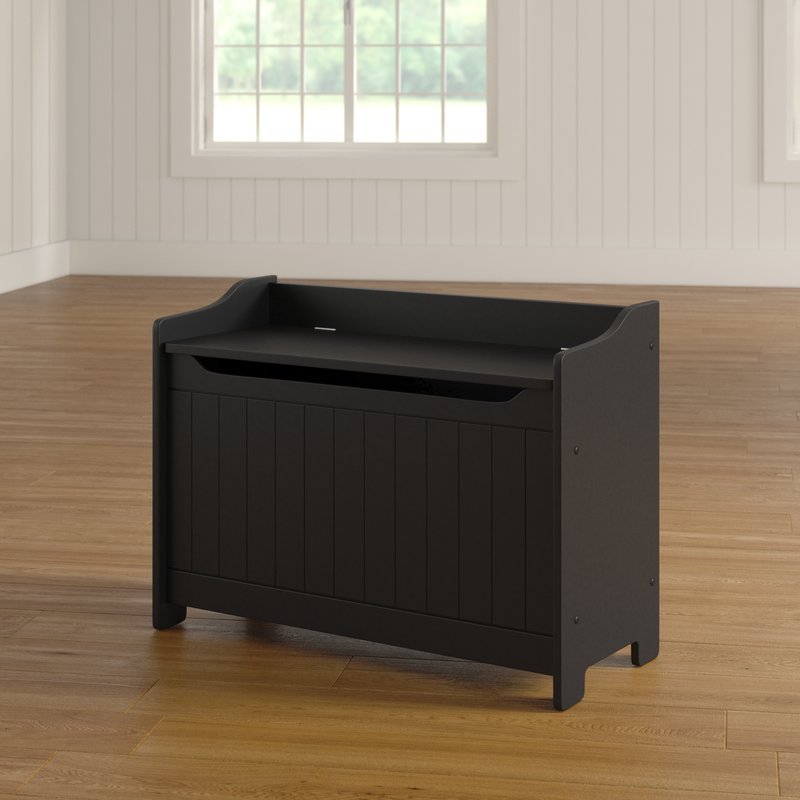 Wood Storage Bench Hall Entryway Flip Top Seat Cabinet Organize Accent Furniture