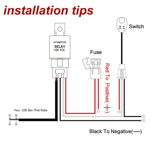 2X 4" LED Work Light Bar Truck FLOOD Driving Fog OffRoad ATV 4WD +12V