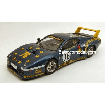 BEST MODEL BT9364 FERRARI 512 BB N.76 LM 1980 XHENCEVAL-DIEUDONNE''-REGOUT 1:43 c