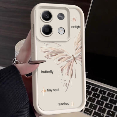 For Xiaomi Redmi Note 13 12 11 Poco X6 M6 Pro 13T Butterfly Soft Slim Case Cover