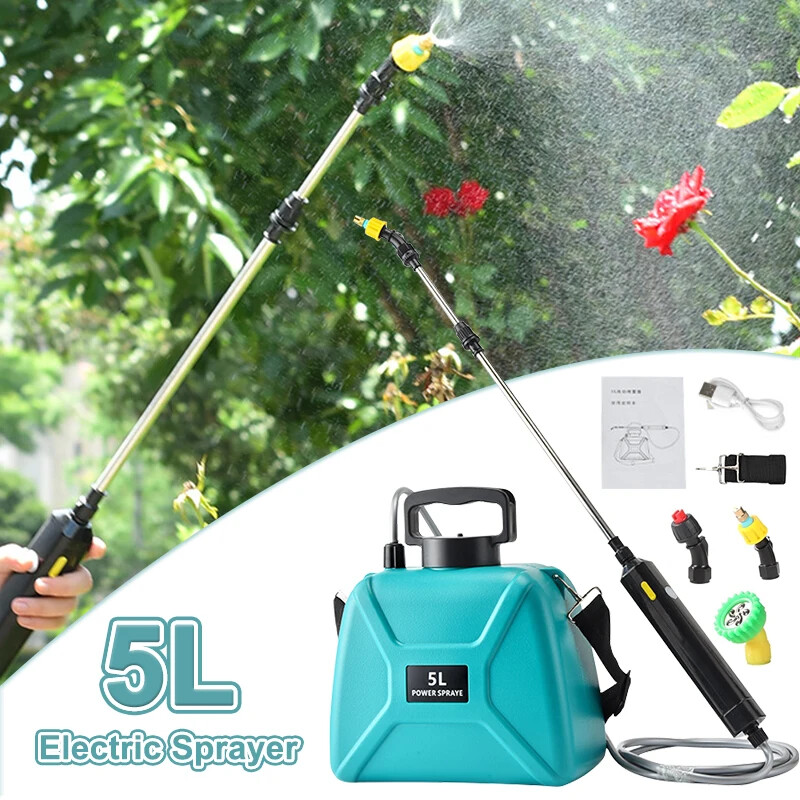 1.35Gallon Rechargeable Electric Garden Plant Sprayer Battery Powered Sprayer