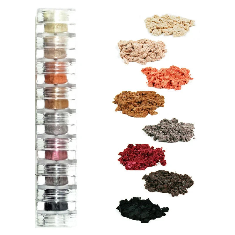 Color Evolution Mineral Eye Shadow Brown Eyed Girl Collection 8 Stack