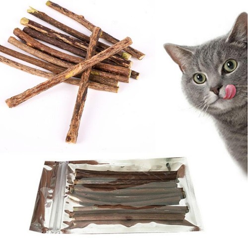 Matatabi Chew Sticks- Silvervine Cat Toy- Catnip Alternative- All Natural 50pcs