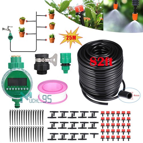 Automatic DIY Drip Irrigation System Plant Timer Self