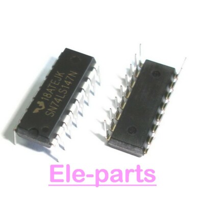 5 PCS SN74LS147N DIP-16 74LS147N 74LS147 BCD to Decimal Decoders Drivers Chip IC