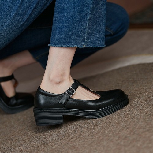 low heel t strap dress shoes