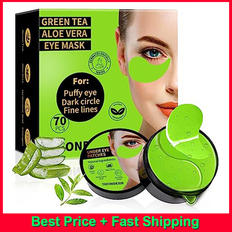 70PCS Under Eye Patches Eye Masks for Puffy Eyes Dark Circles and Puffiness