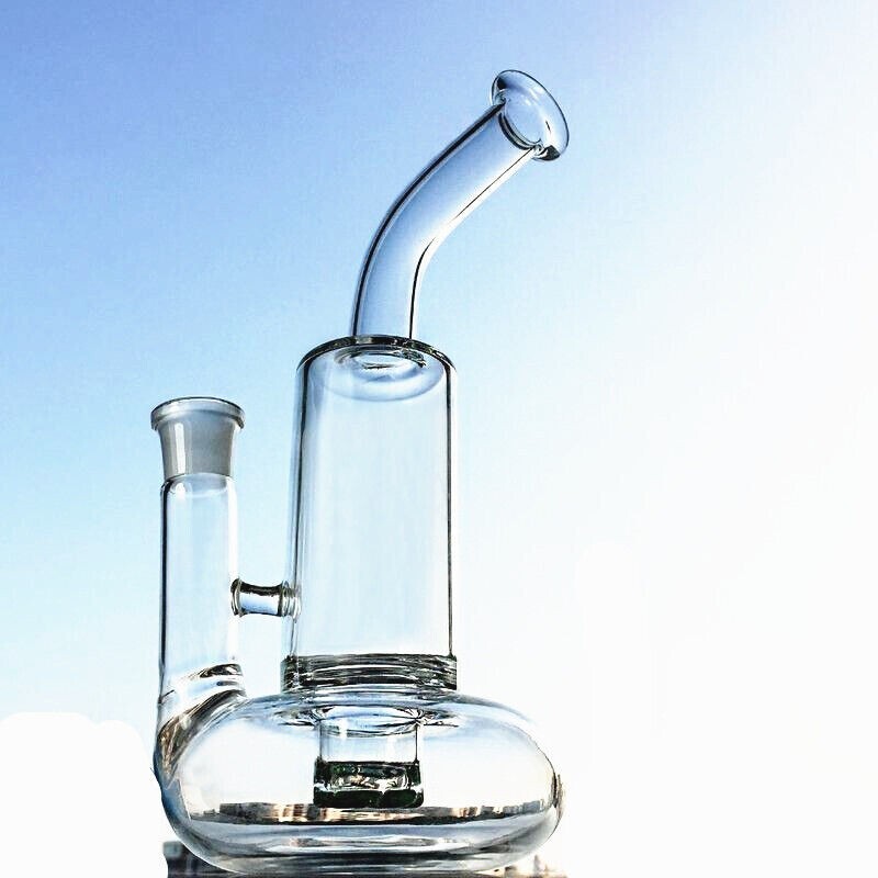 10" Tornado Glass Bongs 18.8mm Smoking Glass Water Pipe Medium Round handle