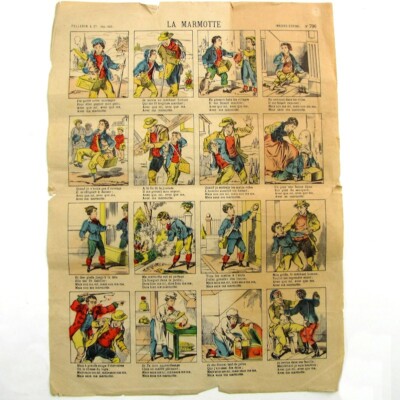 La Marmotte imagerie Pellerin d'Epinal n°796 c1900 conte
