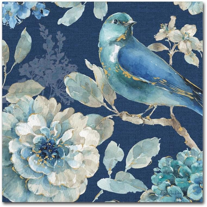 Indigold Ornate Frame XXIII by Lisa Audit, 24X24-Inch Canvas